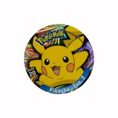 China Waterproof Kids Play And Fun Stickers Material Laser Paper Hologram Cartoon Labels à venda