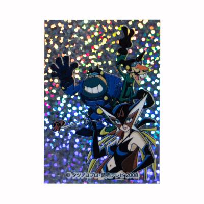 Китай Decorative Popular Custom Glitter Epoxy Self Adhesive Removable Glue Sticker Anime Cartoon Holographic Sticker продается