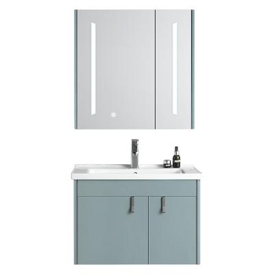 China Modern Bathroom Cabinet Modern Stainless Steel for sale