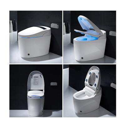 China China Bathroom Modern Automatic Induction Flush Electric One-piece Smart Toilet CE Certificate for sale