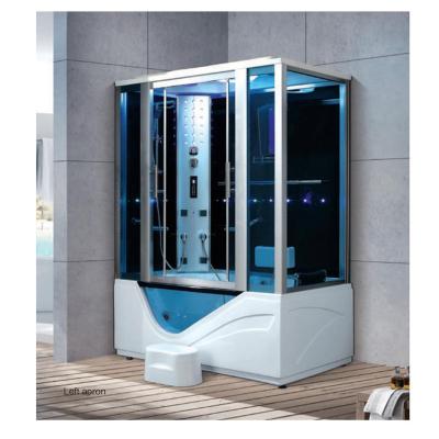 China Modern Wholesale Luxury Configuration Sauna Room Steam Shower Room With Backwash Massage Multifunctional for sale