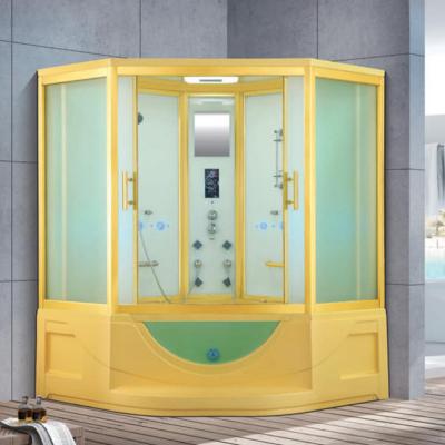 China China Modern Luxury Bathroom Massage Shower Units Steam Shower Room Spa Tub Bath Tub for sale