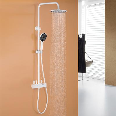 China With Slide Bar Modern Rain Shower Head Waterfall Shower 304 Stainless Steel Shower 6099W for sale