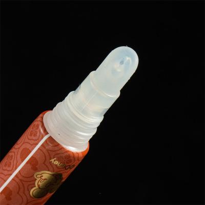 China Pacakaging EPL Cosmetic PE Eye Cream Face Lotion Tube Lip Balm Tube Lip Balm Tube Plastic Orange Cream Soft Tube 10ml/g 20ml/g for sale