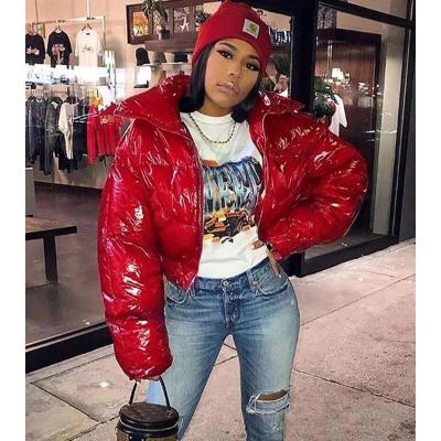 China Factory Price Breathable Wholesale Casual Short Cropped Puff Jackets Women Stripper Custom Jacket for sale