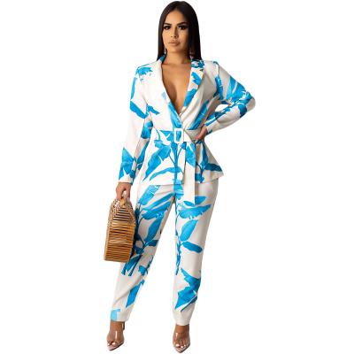 China QUICK DRY Factory Printing Custom Casual Women's Clothing Sets 2021 Women's Fall 2 Piece Set for sale