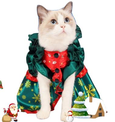 China Pet Clothing Print Cotton Sweater Dog Cat Clothes Winter Christmas Halloween Viable Wholesale for sale