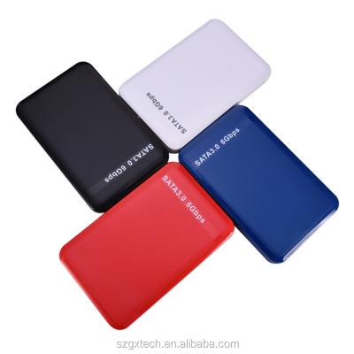 China 2.5 Inch SATA III HDD Tool Free Enclosure Screwless 5Gbps 3TB Hard Disk Drive Tool Free Case Plastic Installation SSD Case for sale