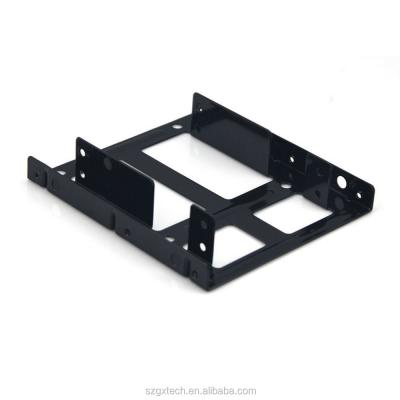 China Tool Double-Layers Hard Drive Bays 2.5 Inch SSD/HDD To 3.5 Inch Hard Drive Rack HDD Bracket for sale