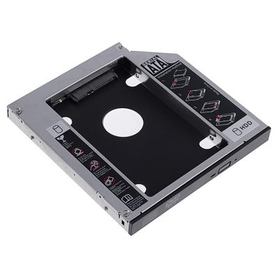 China Universal Factory Price 9.5mm SATA 3.0 Aluminum Hard Drive CD DVD Driver 2nd SSD HDD Caddy for sale