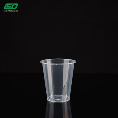 China 12oz / 360ml Clear Plastic Disposable Milk Tea Cup Clear And Frosted Be Available for sale