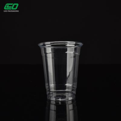 China Wholesale Disposable 12oz / 380 Clear Plastic Pet Cups Transparent for sale