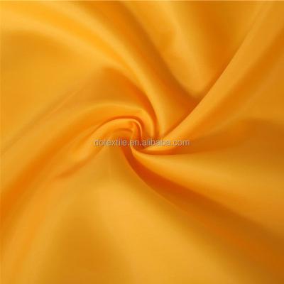 China Environmental cloth plain woven solid color 190t polyester silk taffeta fabric lining for sale