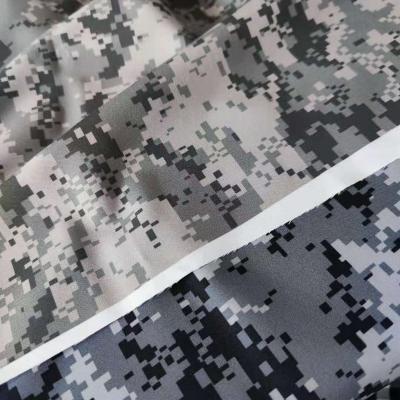 China Hot sale 96% Polyester 4% Spandex Pongee 4 Way Stretch camouflage aop Fabric For Garment Fabric en venta