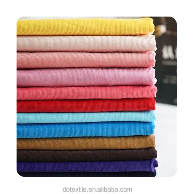 China Medium Weight Corduroy Cotton Fabric Plain, Rib, Stripe Style Tear-Resistant Woven for sale