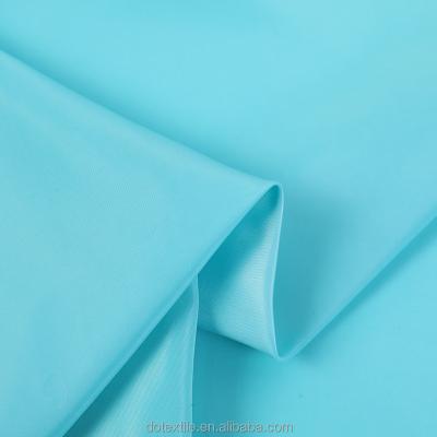 China Environmental Cloth Woven Memory Fabric Plain Woven Solid Dyed Polyester 75D For Jacket for sale