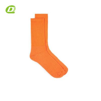 China Viable Viable Orange DQ-B207 Socks For Men's Orange Men's Socks for sale