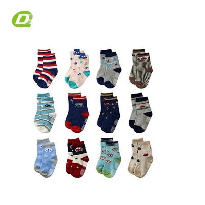 China DQ-B612 Baby Anti Slip Sustainable Socks Binding Sustainable Kids Non Slip Silicone Baby Socks Wholesale for sale