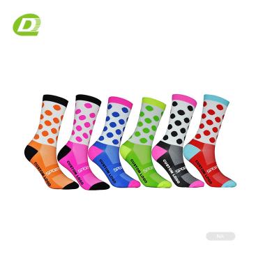 China DQ- viable A0102 Logo Cycling Socks Calcetines Ciclismo custom made viable for sale