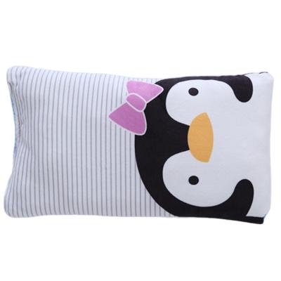 China Anti-static 100% Organic Cotton Baby Pillow Cute Caring Animal Pillows For Sleeping for sale