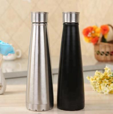 China All Custom Design Triangle Shape Double Wall Vacuum Insulated Flask Stainless Steel Water Bottle for sale