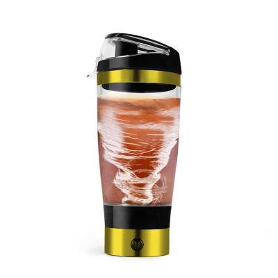 China Electric Portable Detachable C Shaker Bottle 450ml Smart Color Protein Desktop Black Automatic Vortex Tornado Motion Smart Blender for sale