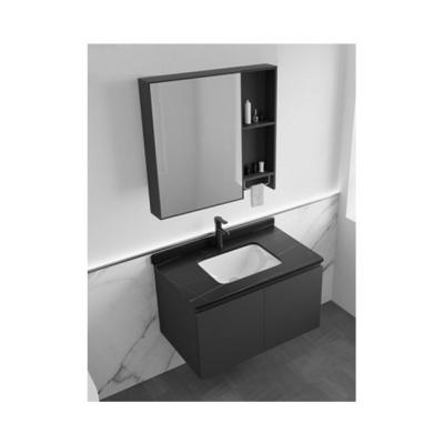 China Best Selling Modern Aluminum Bathroom Sink Cabinet Space Modern Bathroom Cabinet for sale