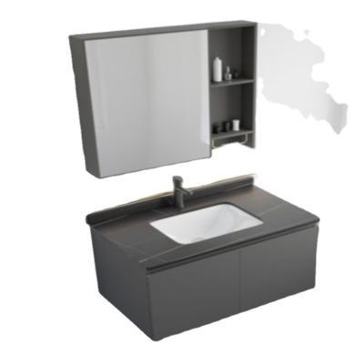 China Cheap Style Modern Wall Mounted Cabinet Room Bath Household Bathroom Vanity Cabinet for sale