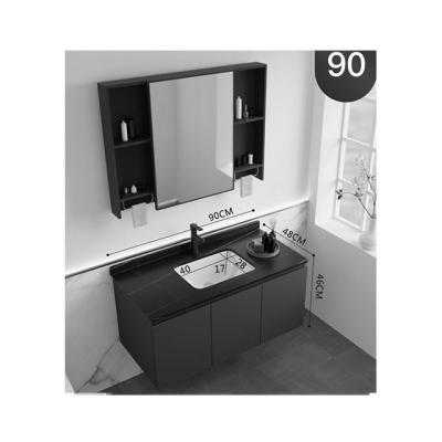 China Modern Good Quality Wall Mounted Bathroom Space Aluminum Mirror Cabinet for sale