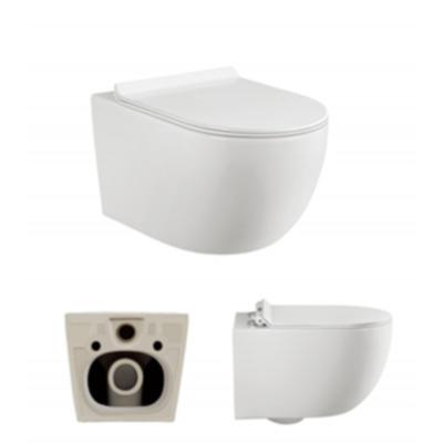 China 2022 New Design Double-Flow Ceramics WC Toilet Seats One Piece Hotel Toilet for sale