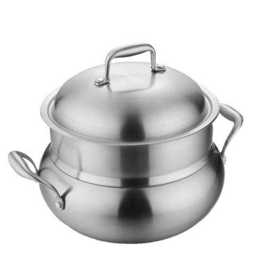 China Sustainable Hot Selling Multifunctional Kitchen Three-Layer Stainless Steel Steamer Pot for sale