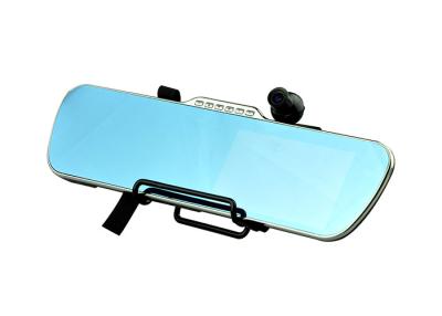 China Rearview Mirror Gps Car Camera  , Car Dvr With Gps TF Card Up To 32GB for sale