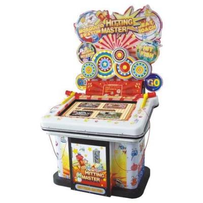 China Hitting Master Coin Operated Arcade Machines Funny Hammer Game With Exciting Screen for sale