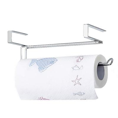 China Nerver Rust Stainless Steel Kitchen Paper Hanger Sink Roll Towel Holder Hanger Rack for sale