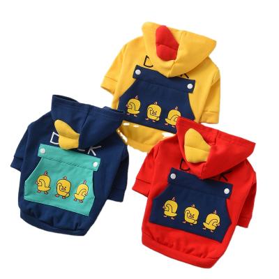 China Factory Price New Stocked Hoodies Puppy Dog Hoodie Autumn Winter Pet Designer Dog Pet for sale