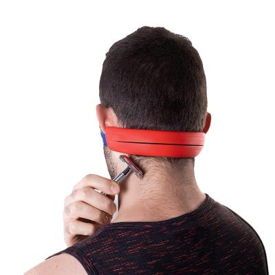 China Help Yourself Safe Haircut Silicone Neckline Shaving Gauge Hair Trimming Guide DIY Non-Slip Hands Free Cut Hair Grooming And Styling for sale