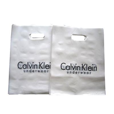 China Recyclable Custom Printed Plastic Restaurant Shopping Bag T-shirt Food Spike Out Bag for sale