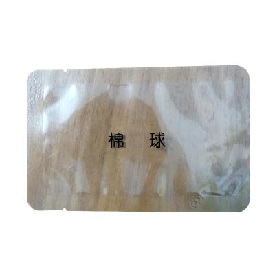 China China Supplier Disposable Transparent Polyethylene Compound Dark Chocolate Laminated Bag for sale