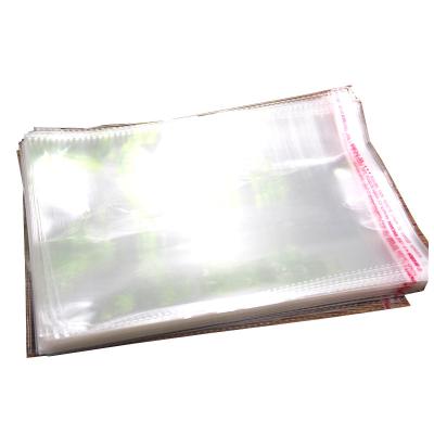 China Recyclable Custom Clear Opp Plastic Bag Clear Plastic Bag For Clothing Gift Jewelry Self Adhesive Bag for sale