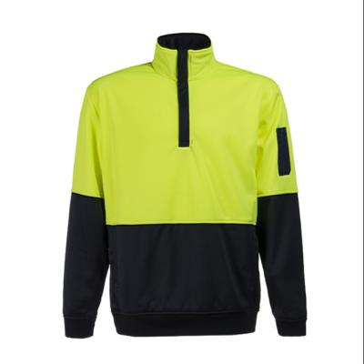 China Vis Workwear Clothes High Visibility Cotton Polyester Hi Vis Construction Work Jacket for sale