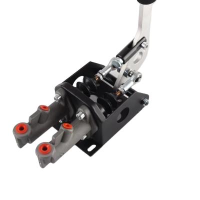 China Auto Part Universal Hydraulic Drift Hand Brake Type-4 Double Cylinder Vertical Type Racing Oil Hydraulic Hand Brake for sale