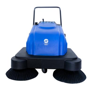 China Hotels Hand Push Sweeper With Battery For Street Or Road Floor Cleaning for sale