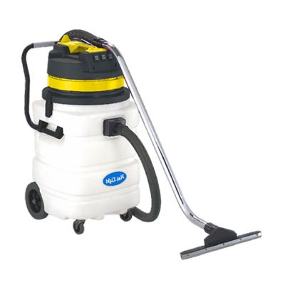 China 90L Hotels Wet And Dry Lightweight Industrial Vacuum Cleaner With Plastic Tank And With A Powerful Mute Motor for sale