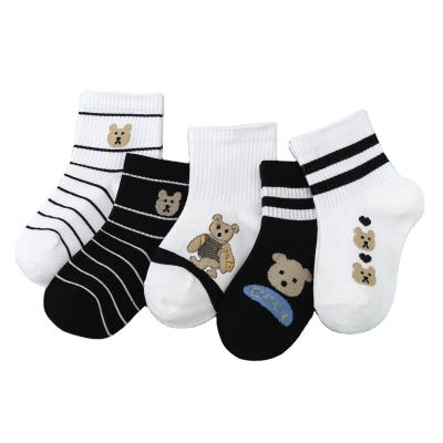 China Manufacturer Cute Supply Leisure Children Cotton Breathable Non Slip Socks For Girls for sale