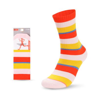 China China Supplier Girls Breathable Leisure Candy Colorful For Slip Resistant Women Sports Cool Socks for sale