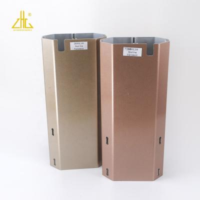 China Enclosure Extruded Electronics Enclosure Case Gold Aluminum Waterproof Profile Rose Color Sand Blasting for sale