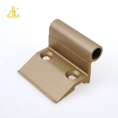 China Door and Window Accessory Extruded Aluminum Door Hinge Profile Door and Window Hinges with Anodized Finished for sale