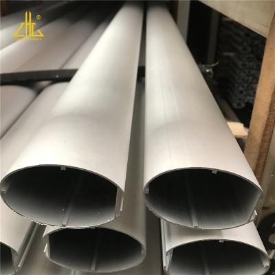 China Oval Lightweight Wardrobe Aluminum Alloy Wardrobe Pipe Profile With Anodized Color for sale