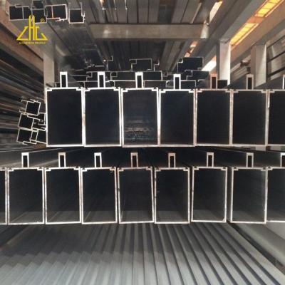 China Guangdong decorations Zhonglian aluminum alloy tube/aluminum frame tube/rectangle aluminum tube for sale