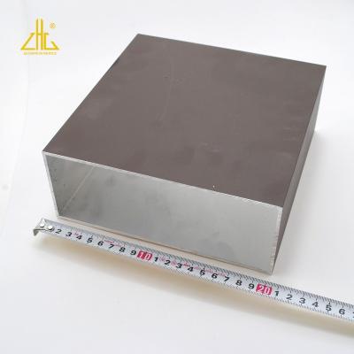 China Custom Decoration Rectangular Aluminum Tube Square Aluminum Tube Sizes 200X250 300X300 180X180 400X100 250X250 Powder Coated for sale